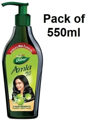Dabur Amla for Long, Healthy & Strong Hair Oil (550 ml)