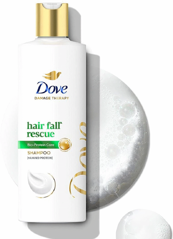 DOVE Hairfall Rescue Shampoo, Nutrilock Actives Reduce Hairfall (340 ml)
