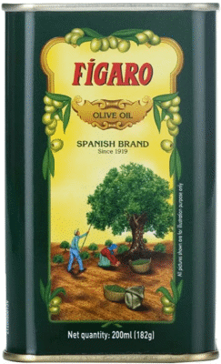 FIGARO Olive Oil- Pure Olive Oil 200ml Tin Olive Oil Tin (200 ml)