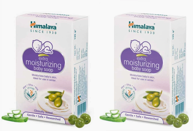 HIMALAYA extra moisturizing baby soap (2 x 125 g)