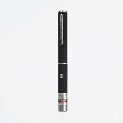 JD Green Laser Light Presentation Pointer Pen with Adjustable Cap And Batteries (320 nm, Green)