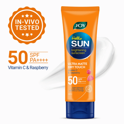 Joy Sunscreen - SPF 50 PA++++ Ultra Matte Dry Touch Sunscreen For Oily Skin (50 ml)