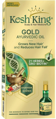Kesh King Gold Ayurvedic with 21 Herbs Hair Oil (100 ml)