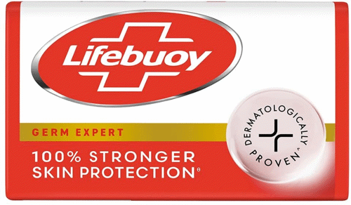 LIFEBUOY 100% Stronger Germ Protection (4 x 125 g)