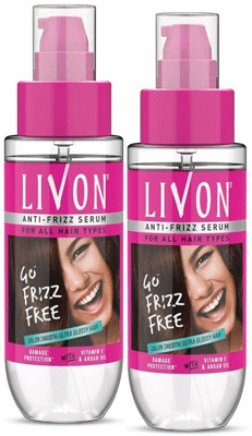 LIVON Hair Serum For Smooth, Frizz free & Glossy Hair (200 ml)