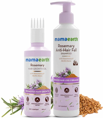MamaEarth Hair Growth Combo (2 Items in the set)
