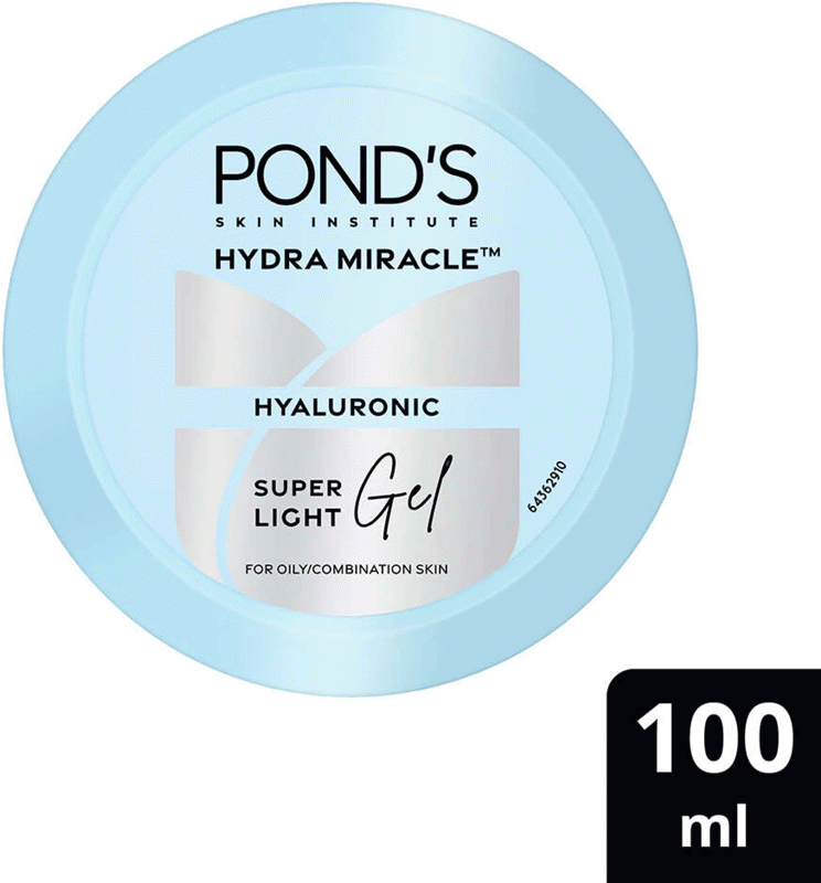 POND's Hydra miracle Super Light Gel Oil Free Face Moisturizer 100ml (100 ml)