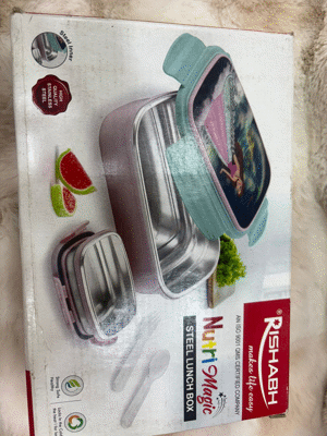 RISHABH NUTRI MAGIC STEEL LUNCH BOX