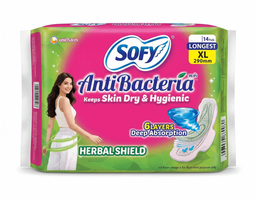 SOFY Antibacteria Sanitary Pad