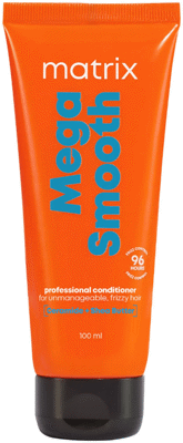 MATRIX Mega Smooth Conditioner for Frizzy Hair, Defy Frizz for 4 Days (100 ml)